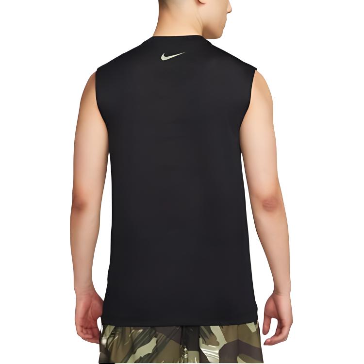 Nike Майки мужские Черные С круглым вырезом Умеренные Другие FJ2449-010
