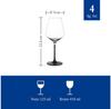 Набор бокалов для вина Villeroy & Boch Manufacture Rock white, 4 предмета (1137988120)