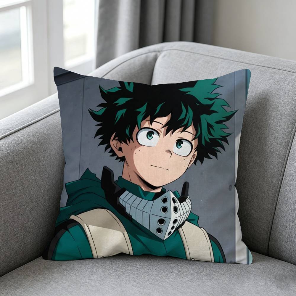 My Hero Academiaa Pillow cover Soft Microfiber Pillowcase Home Sofa Decor Surprise Decorative printed