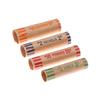 5/10Sets Assorted Color-Coded Coin Wrappers Preformed Coin Wrappers Rolls High Quality Material Kraft Paper Coin Wrapping Tubes