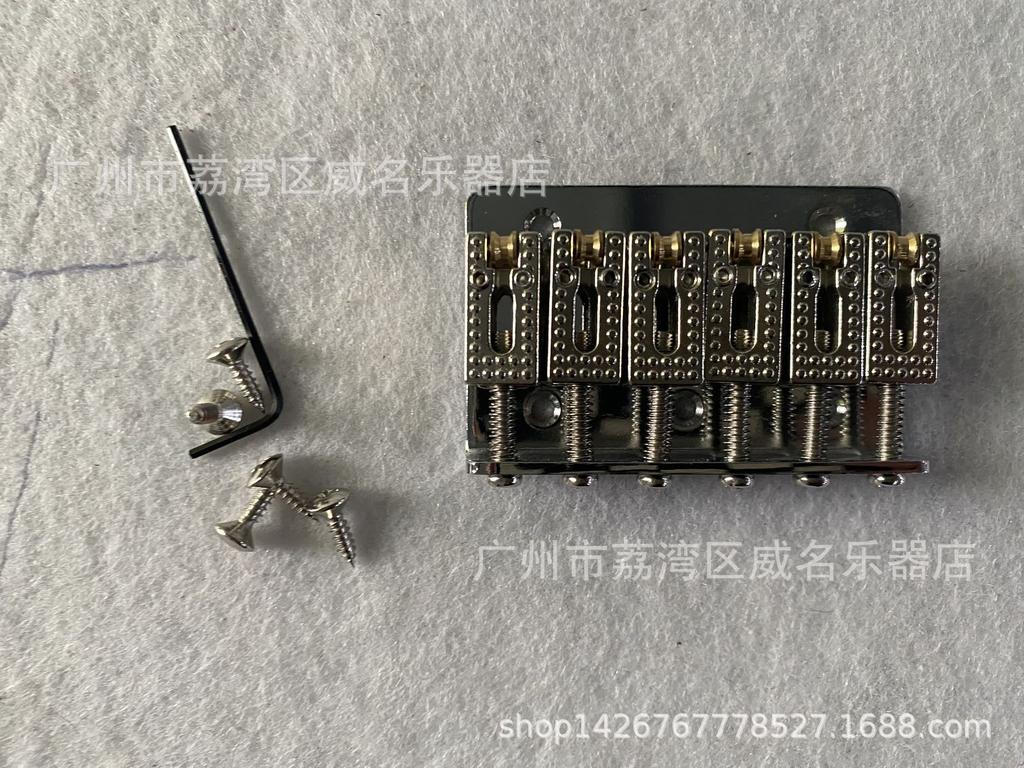 Премиальные аксессуары для детских электрогитар: 65-мм бридж-струнодержатель с роликовыми сёдлами в серебристом, черном, золотом цветах.