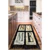 Washable Non-Slip Base Stain Resistant Modern Kitchen Rug And Runner