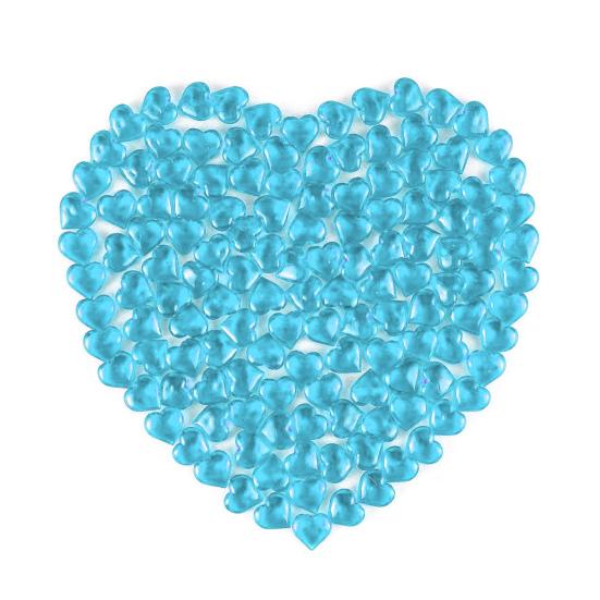 250 шт. акриловые искусственные хрустальные полупрозрачные сердца в форме сердца искусственные драгоценные камни наполнитель для вазы