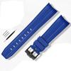 FKM Fluororubber Rubber Watch Strap 21mm Waterproof Silicone Wristband For Submariner DEEPSEA Oysterflex Rolex Watchband Band