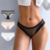 Low Waist Lady Panties Sexy Seamless See-through Polka Dot Design Women Briefs for Honeymoon