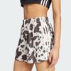 Adidas Originals Satin Comfortable Soft Striped Loose Sports Shorts Women Shorts Han-Jade-White KA2674