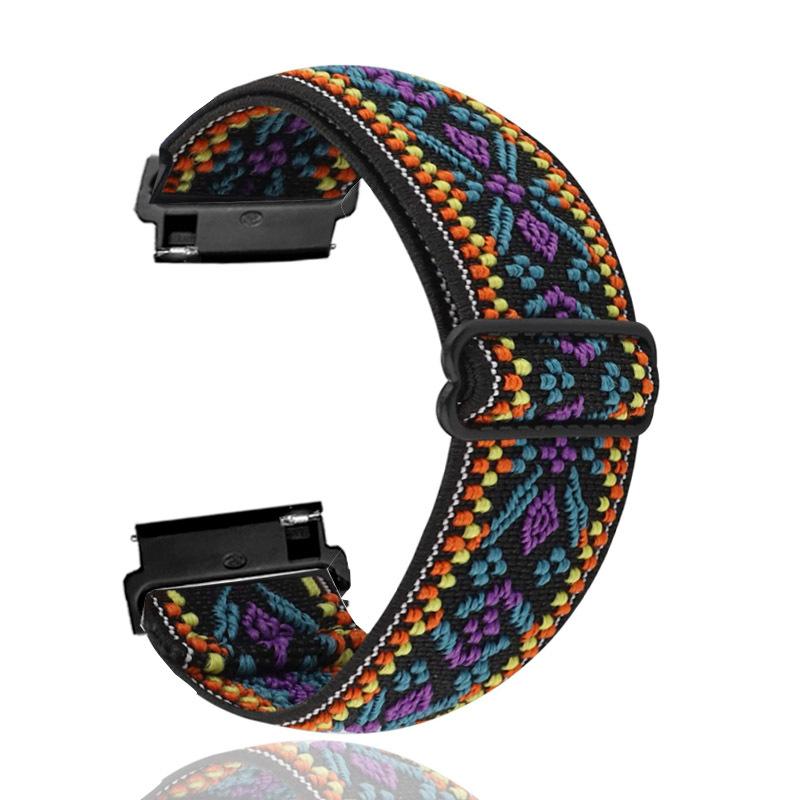 Нейлоновый ремешок-петля 22 мм 20 мм для Samsung Galaxy Watch 7/6/5/4 Huawei Watch GT5/4/3 Регулируемый эластичный браслет Ремешок для Amazfit GTR 4