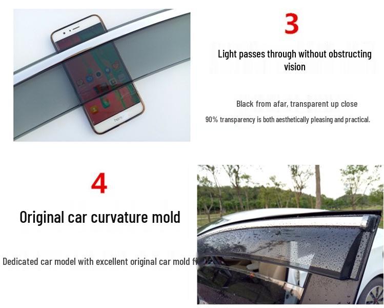 Совместимые с Geely Emgrand Дефлекторы окон (ветровики) для моделей GS, EV Binyue GL, Boyue PRO, Vision X6, Geometry A и Xingyue