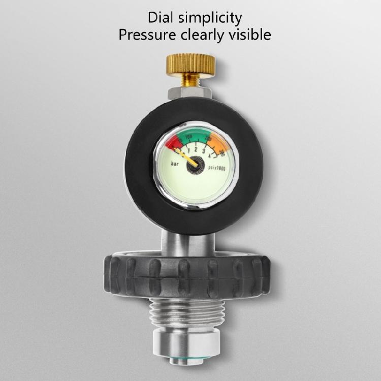 Адаптер для заправки баллонов 5/8 дюйма DIN Заправочная станция для баллонов для акваланга Большой газовый баллон к маленькому баллону