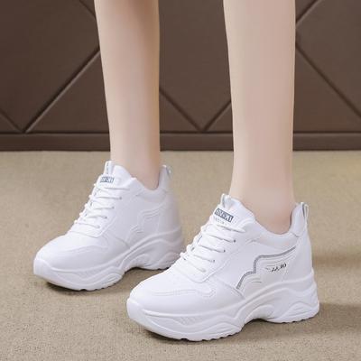 Мода 2025 Новый Стиль Женские Весенне-Осенние Корейская Версия Спортивная Обувь Мягкая Подошва Путешествия Бег Повседневные Одинарные Туфли Полиуретановая Подошва