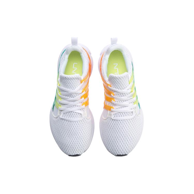 Li Ning Crazy Run X Амортизирующие Дышащие Низкие Беговые Кроссовки Женские Стандартные Белые ARHP054-2