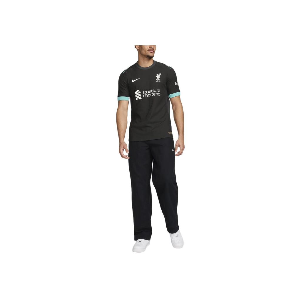 Nike Ливерпуль Dri-FIT ADV SS24 ФК. Футболка мужская с коротким рукавом с логотипом серии Fashion Logo Away, черная FN8761-322