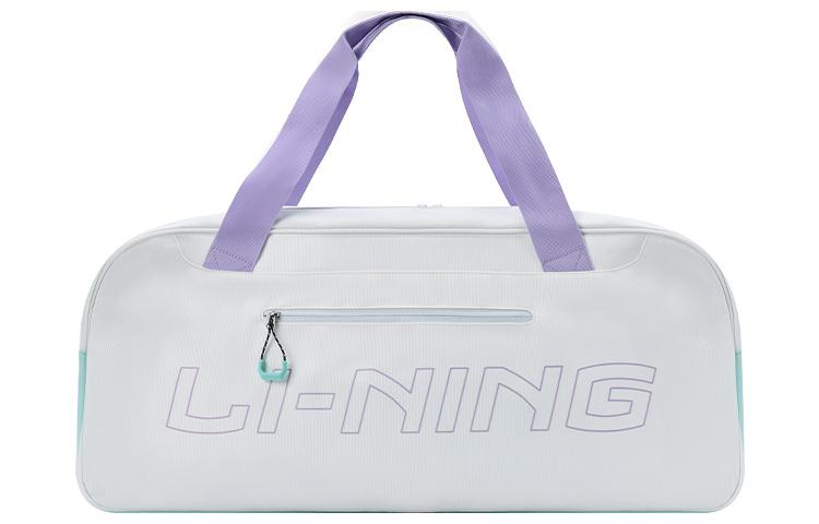 Li Ning Polyester Gym Bag Large Unisex White ABJU015