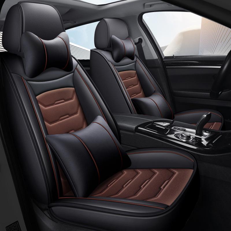 Universal Full Coverage Car Seat Cushion for Skoda Kodiaq, Octavia, Superb, Haorui - Four Seasons, Five-Seat