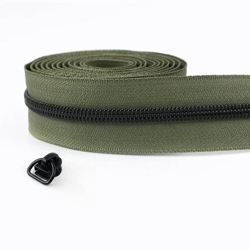 1-5 м 5# Нейлоновые молнии Meetee со слайдерами-пуллерами для молнии, тесьма для молнии для сумки, куртки, пластиковая спиральная молния, швейные аксессуары