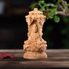 Wood Carving Guanyin, Tathagata Sculptures and Figurines Wood Carving Buddha Statue Home Room Office Feng Shuidecoration Statue