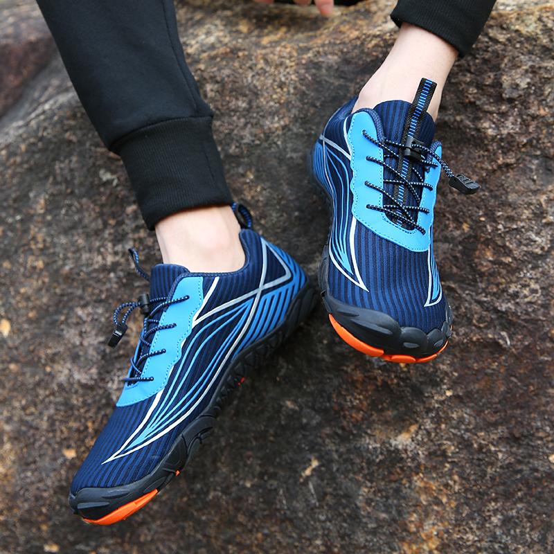 Дышащая походная спортивная обувь для мужчин и женщин, кроссовки для тренировок в зале босиком, нескользящая обувь для треккинга и альпинизма на открытом воздухе