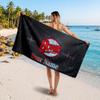 David Bowie Customized Name Text Beach Towel, Soft Absorbent Towel Beach Pool Travel Personal Gift