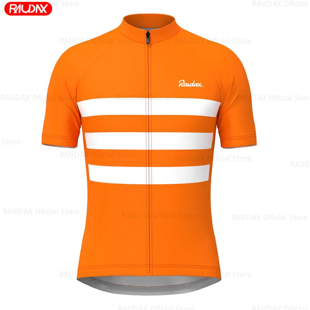 RAUDAX Cycling Jersey Set 2025 Summer Short Sleeves Quick-dry Men's Cycling Clothing MTB Bike Wear Roupa De Ciclismo Masculino