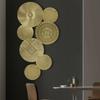 1PC Round Mirror Nordic Detachable Modern Wall Hanging Home Golden Disc Luxury Multiple Options Available