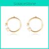 Elegant European And American Style Alloy Pearl Stud Earrings For Women