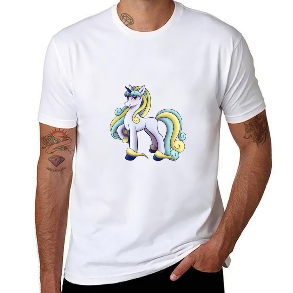 Shiny Galarian Rapidash Tshirt Retro Graphic Print Tshirt