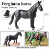 Oenux Оригинал Лесной Дикий Степной Конь Сельскохозяйственное Животное Лошадь Реалистичная Модель Фигурки Хафлингер Ферганский конь ПВХ Фигурки Игрушка Ребенок