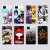 Прозрачный чехол для Samsung A04 A14 A23 M33 M53 Realme 10 9 C35 C55 VIVO X80 Infinix Hot 30 Note 11 Tecno Spark 8P Pro W-79 Аниме Наруто