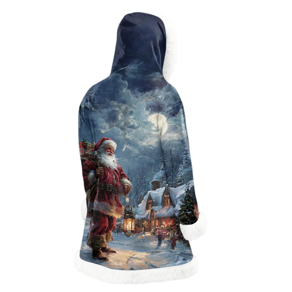 Мужская повседневная куртка с рождественским принтом