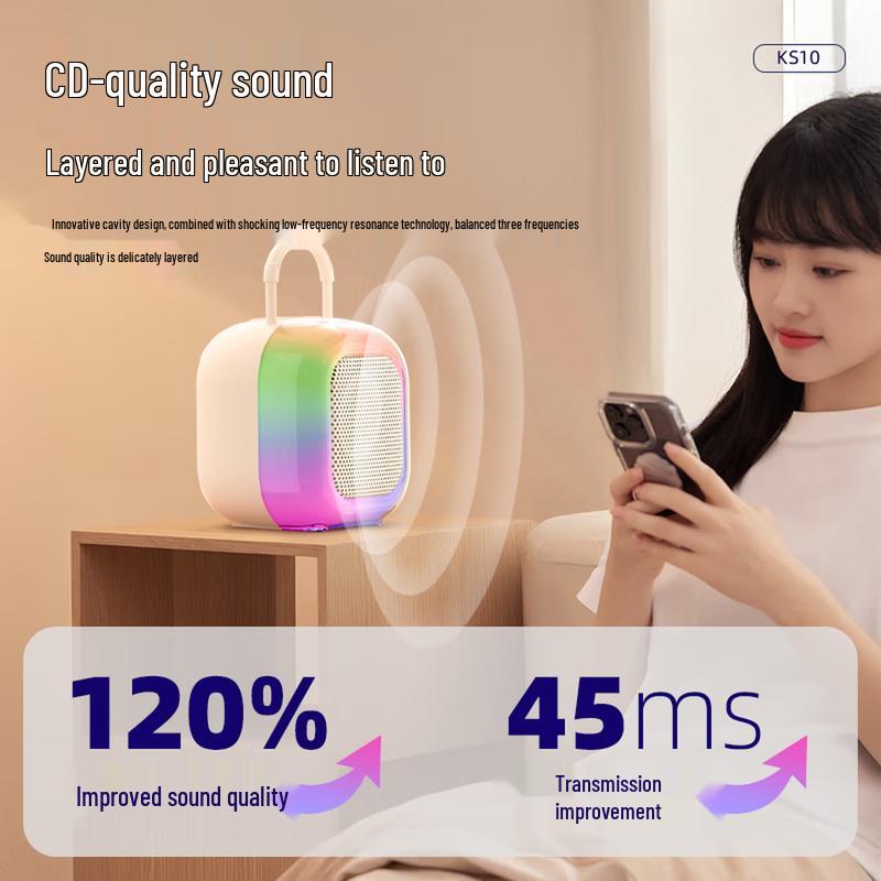 Портативная караоке-колонка Bluetooth Newman KS10 (Китайская версия)