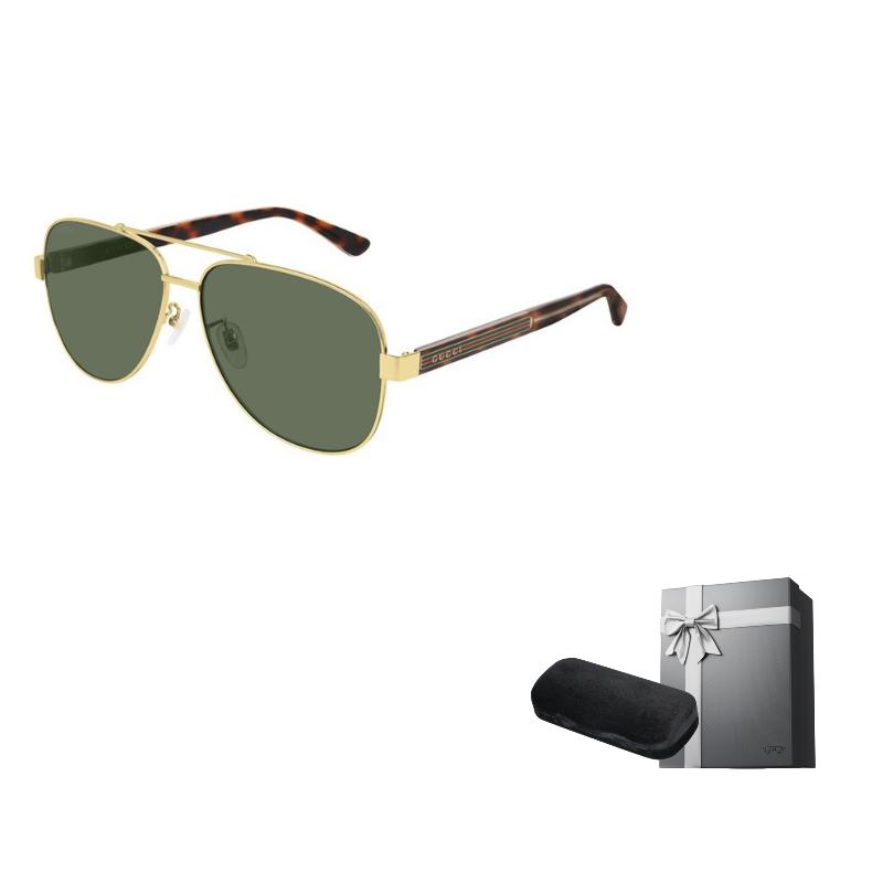 GUCCI Eyewear GG0528S Pilot frame Sunglasses Men's