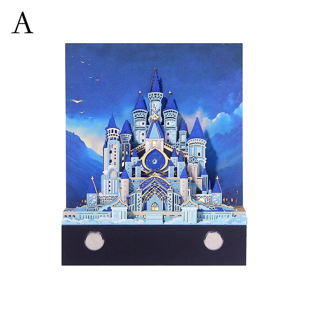 3D Notepad Castle Memo Pad Paper Notes Kawaii Desk Accessories Birthday Gift