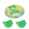 Lot de 4 Pocheuse à oeuf œufs œuf Poché en Silicone Ustensile de Cuisson Cuisine