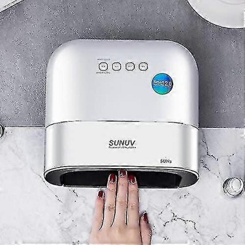Led Nail Lamp, Sunuv 48w Professional Nail Dryer With Automatic Sensor And Lcd Display For Home And 