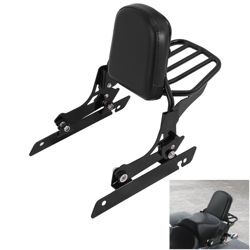 Motorcycle Sissy Bar Backrest Luggage Rack For Harley Dyna Street Bob 2006-2017 Low Rider 2016-2017 Super Glide 2006-2010
