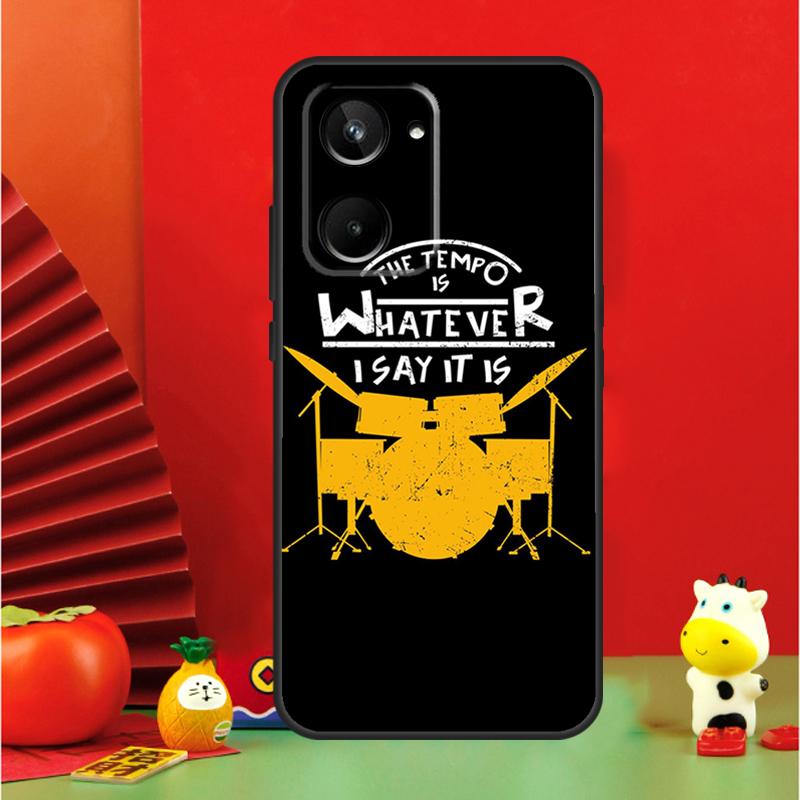 Drum Drummer Music DJ For Realme 15 Pro GT7 GT6 10 11 12 13 14 Pro Plus C65 C67 C63 C61 C51 C53 C35 C75 C55 Case
