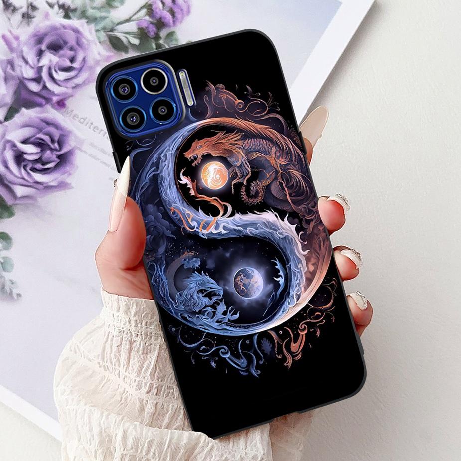 Для Motorola Moto One 5G Чехол Роскошный Модный Расписной Чехол 6.7'' Мягкий ТПУ Чехол для Телефона Для Motorola One MotoOne 5G Задняя Крышка Сумки