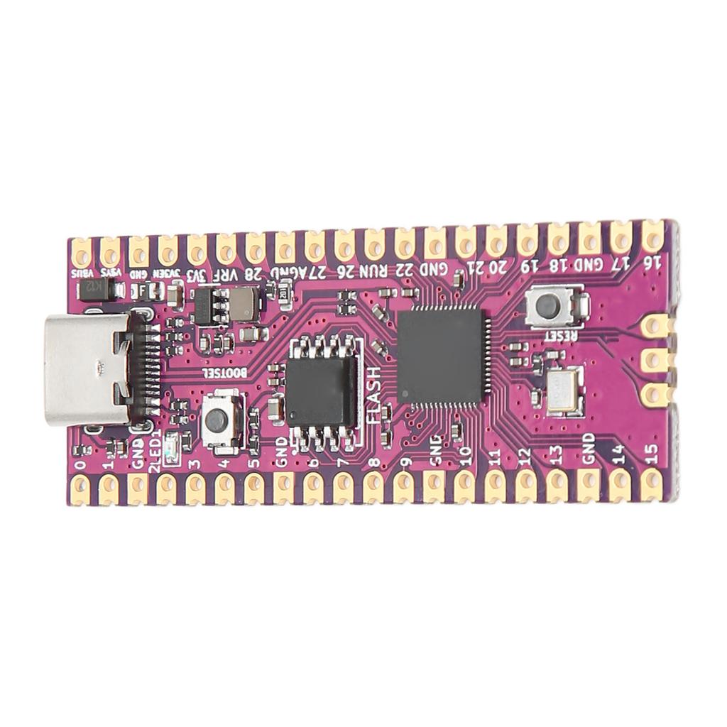 For RPi RP2040 Pico Board Dual Core ARM Cortex M0+ Processor Low Power Consumption Flexible Microcontroller Board