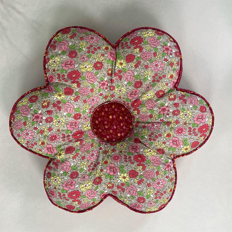 Корейская подушка с цветком сливы: Подушка для сна из 100% хлопка для офиса и спальни