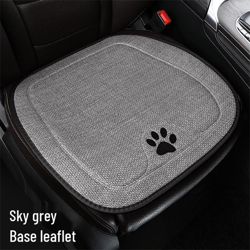 Universal Bieye Bear Cartoon Car Seat Cushion, Cotton & Linen, for All Seasons - Fits Buick Verano, Blue 6 Regal