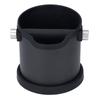Coffee Knock Box Stainless Steel Grounds Storage Bucket Container with Non Slip Silicone Pad