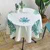 Гордая Роза Водонепроницаемая Скатерть Напечатанная Круглая Скатерть Чайная Скатерть для Свадебной Вечеринки Домашний Декор Обеденного Стола Не требующая стирки