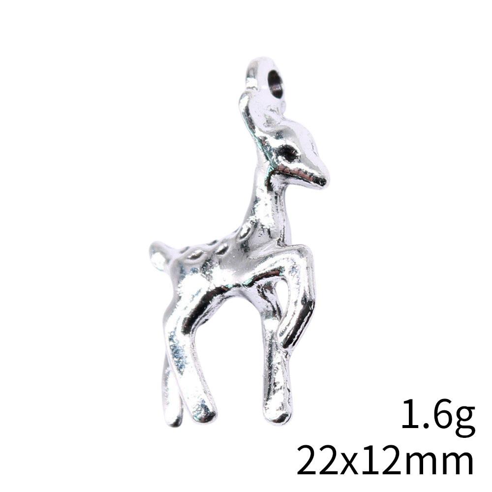 NewArrivals Charms For Jewelry Deer Christmas Day Charms Pendant Audience Bracelet Pendant