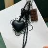 Модный ПУ Брелок с Милой Акриловой Лентой и Десертным Видом Стильный Брелок для Сумки Рюкзака Кошелька Сумок