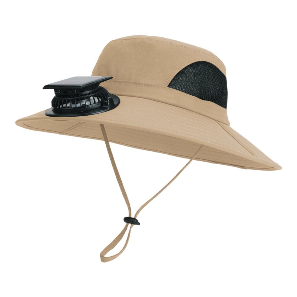2025 Солнцезащитная шляпа с солнечными вентиляторами, шляпа-вентилятор с защитой от УФ-лучей, шляпа-ведро с широкими полями, шляпа рыбака для мужчин, летняя прохладная солнцезащитная кепка