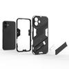 For iPhone 16 Plus Case PC+TPU Shockproof Phone Cover with Kickstand