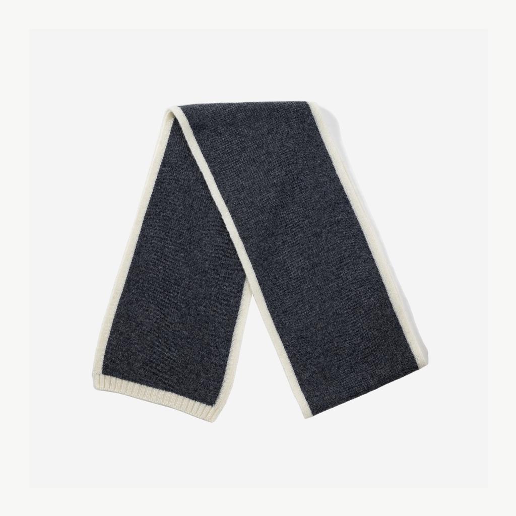 Knitted 100% Wool Scarf Women'S Winter Premium Scarf Simple Warm Shawl