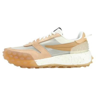 Gara Удобный Универсальный Верхний Слой Кожа Низкие Повседневные Кроссовки для Бега Женские кроссовки Серый Желтый F12W323101FVB