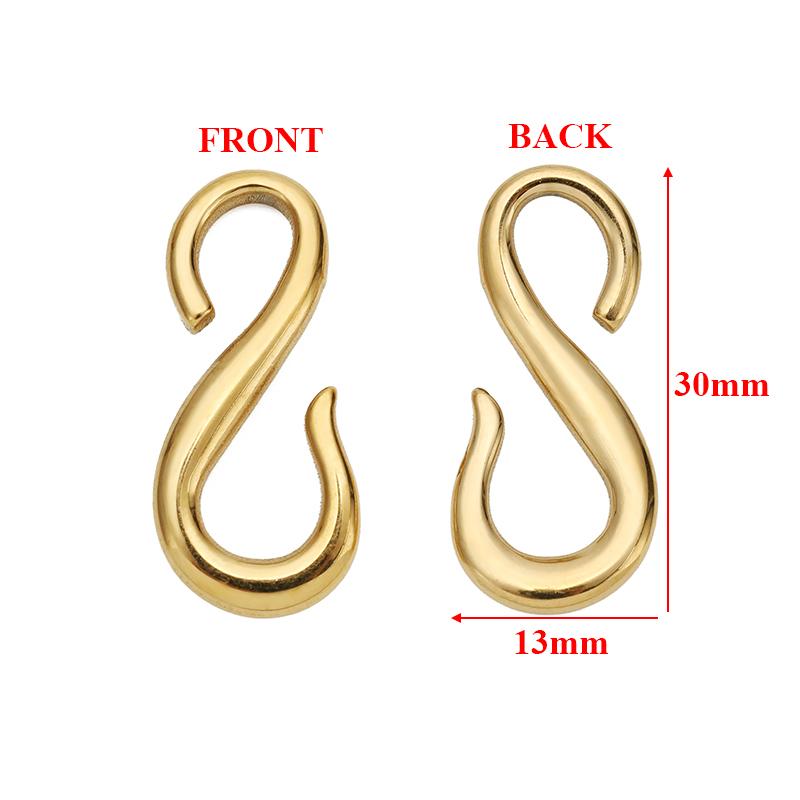 5pcs Stainless Steel Heart Charms Star Moon Pendants for DIY Women Fashion Jewelry Sweater Chains Necklaces Findings Supplies