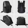 Outdoor cycling backpack, motorcycle backpack, large capacity, reflective, black helmet bag, water-resistant, multi-functional, portable computer bag